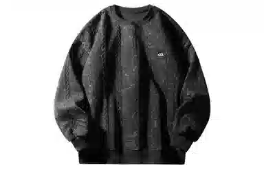 王者荣耀 美式复古扎染提花人物头像圆领肌理感套头外搭内穿舒适百搭长袖针织衫 铠款 男女同款