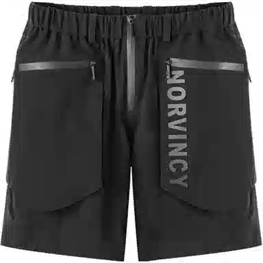 NORVINCY Printed Logo Cargo Shorts