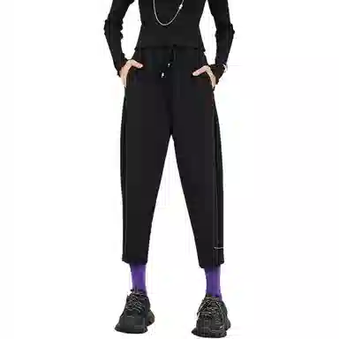 木果果木 锥形中腰九分休闲裤 女款