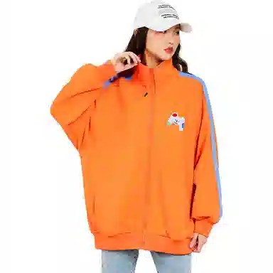 木果果木 立领开衫宽松女截短外套 女款