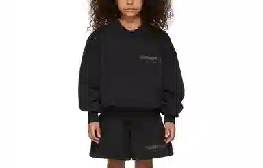 Fear of God Essentials Kids Black Polo