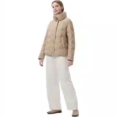 坦博尔 鹅绒无缝直充简约立领羽绒服 女款