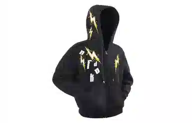 FONDLOOK Lightning Logo Hoodie