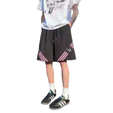 PANDA ADEVIL Summer Striped Shorts