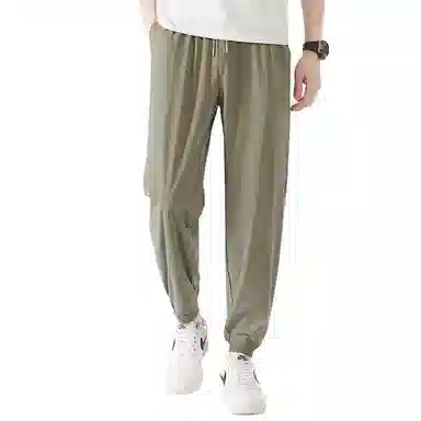 老爷车 高弹轻薄冰丝运动束脚休闲裤 男款