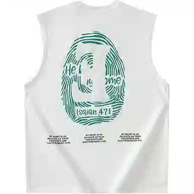 Qianjin Niu Summer Streetwear Embossed Vest