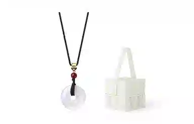 饰伴 国潮平安扣 气质国风一对 玛瑙 项链 生日礼,物  男女同款情侣款