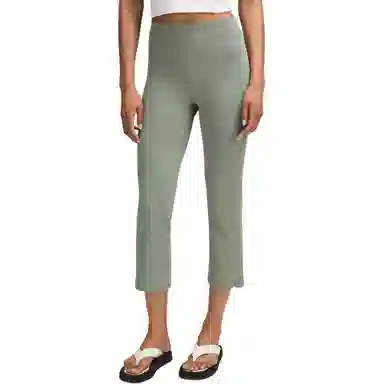 lululemon Ribbed Softstreme Zip-Leg High-Rise Cropped Pants 25"