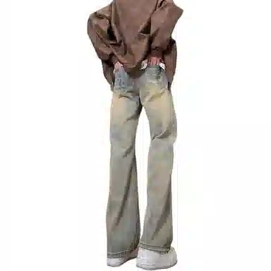 UPXIW Vintage Denim Pants