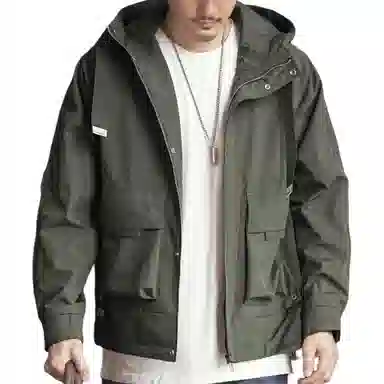 格蓝鹿  时尚都市宽松  抗菌冲锋衣 男款