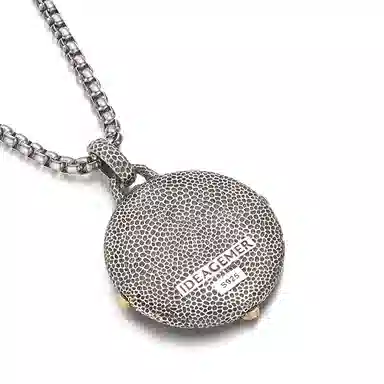 IDEAGEMER Five Elements Dragon Pendant Necklace 925 Silver