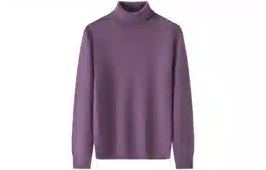 恒源祥 厚款保暖高领套头纯色毛衣 女款