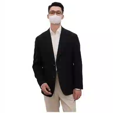沐诚阳译 绣花凤眼高定细节时尚优雅西装 男款