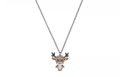 Swarovski Christmas Reindeer Necklace