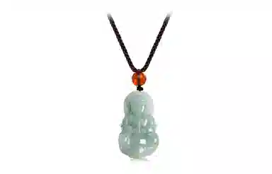 百利金 冰种弥勒佛 复古民族风国潮新中式简约精致大肚佛转运 吊坠锁骨链 玉髓 玉石项链 男女同款情侣款