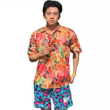 美式高街复古潮流舒适透气百搭篮球训练五分裤运动短裤 男女同款