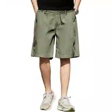 格蓝鹿 美式中腰宽松五分休闲短裤 男款