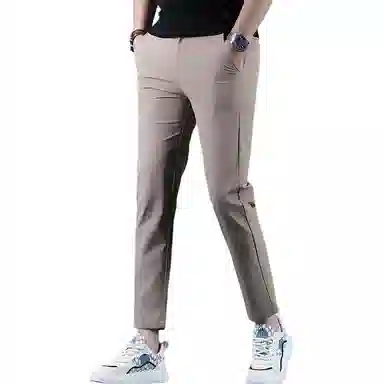吉肯蒂 夏季修身小脚裤潮流显瘦九分西裤休闲裤 男款