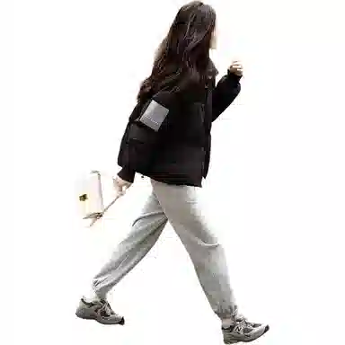 【dme】 基础纯色简约立领显高短款棉服 女款