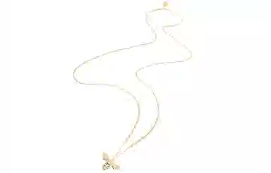 Swarovski Bee Long Necklace Gold Plated