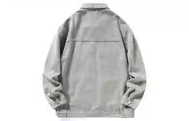 王者荣耀 美式复古水洗做旧翻领宽松舒适高街休闲百搭时尚牛仔外套 男女同款