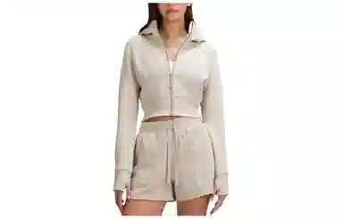 lululemon Scuba Full-Zip Cropped Hoodie