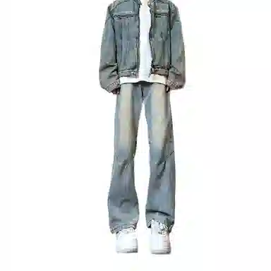 UPXIW Vintage Denim Jeans