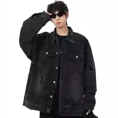 Zofili Vintage Washed Denim Jacket