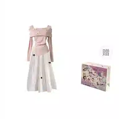 木清清 法式简约气质长袖时尚裙装套装 女款