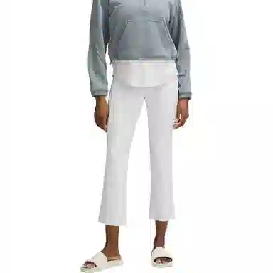 lululemon Ribbed Softstreme Zip-Leg High-Rise Cropped Pants 25"