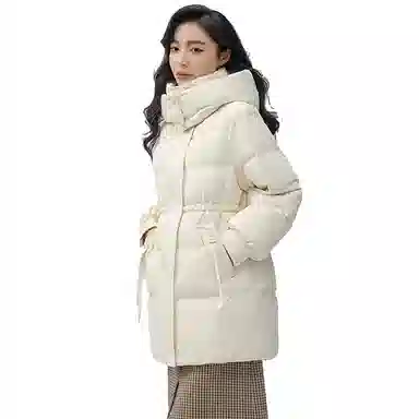 鸭鸭 纯色气质时尚高级感保暖羽绒服 女款