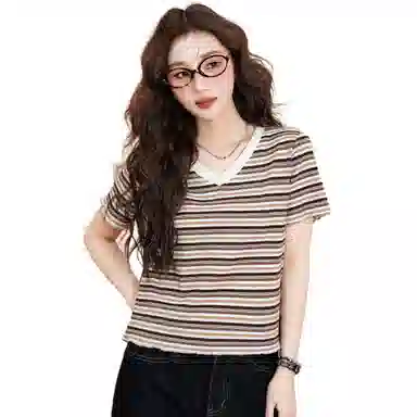 Baleno V-Neck Striped Tee