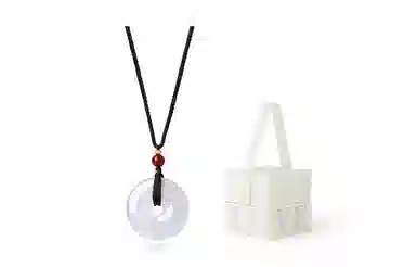 饰伴 国潮平安扣 气质国风一对 玛瑙 项链 生日礼,物  男女同款情侣款