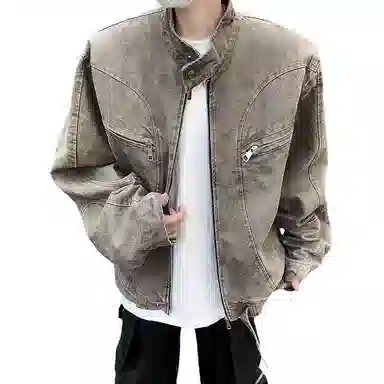 M-MAICCO Denim Jacket Grey