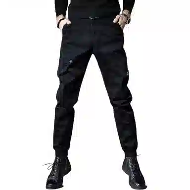 贵色 微弹修身纯色休闲裤 男款