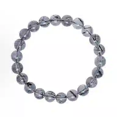 千叶珠宝 招财高奢新中式国风转运珠串天然 黑发晶 手串 男女同款情侣款