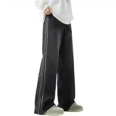 王者荣耀 标语款 美式复古设计做旧水洗直筒字母基础款高街休闲显瘦垂感长裤牛仔裤 男女同款