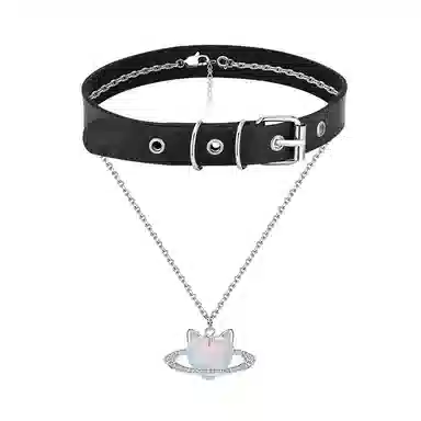 PEACE CAT y2kchoker