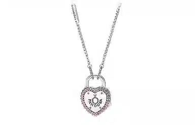 Pandora Vow Lock Necklace