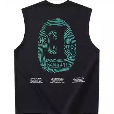 Qianjin Niu Summer Streetwear Embossed Vest