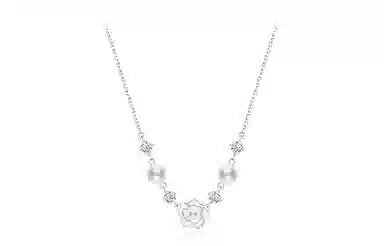 WANLIACC Dream Camellia Necklace S925 Silver