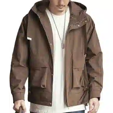 格蓝鹿  时尚都市宽松  抗菌冲锋衣 男款