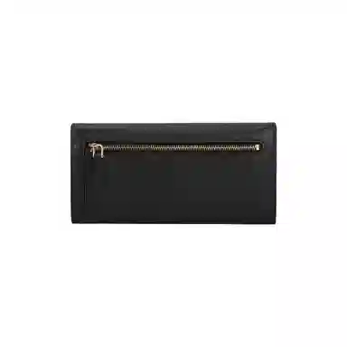 Prada Saffiano Flap Wallet Black