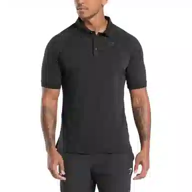 Gymshark Polo Shirt Black