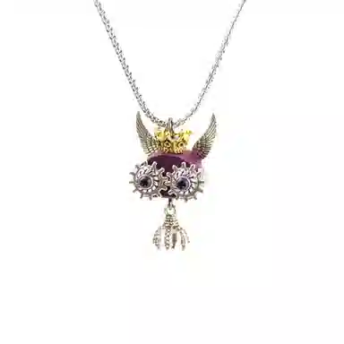 木小魔 鹰 稳定木 项链 男女同款情侣款