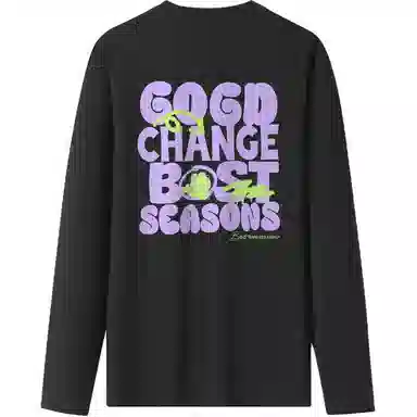 Garfield Family Retro Cartoon Double-Sided Print Cotton Pullover