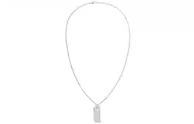Calvin Klein CK Series I Black & Silver Necklace