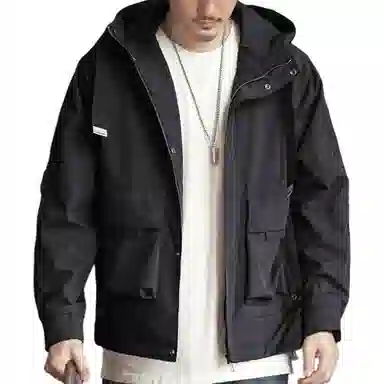 格蓝鹿  时尚都市宽松  抗菌冲锋衣 男款