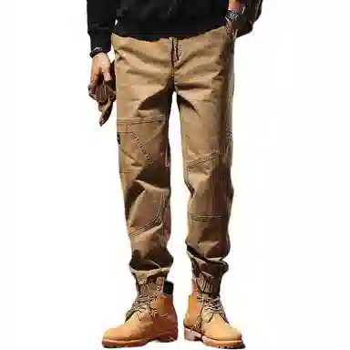 格蓝鹿 美式微弹复古休闲工装裤 男款