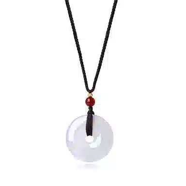 饰伴 国潮平安扣 气质国风一对 玛瑙 项链 生日礼,物  男女同款情侣款